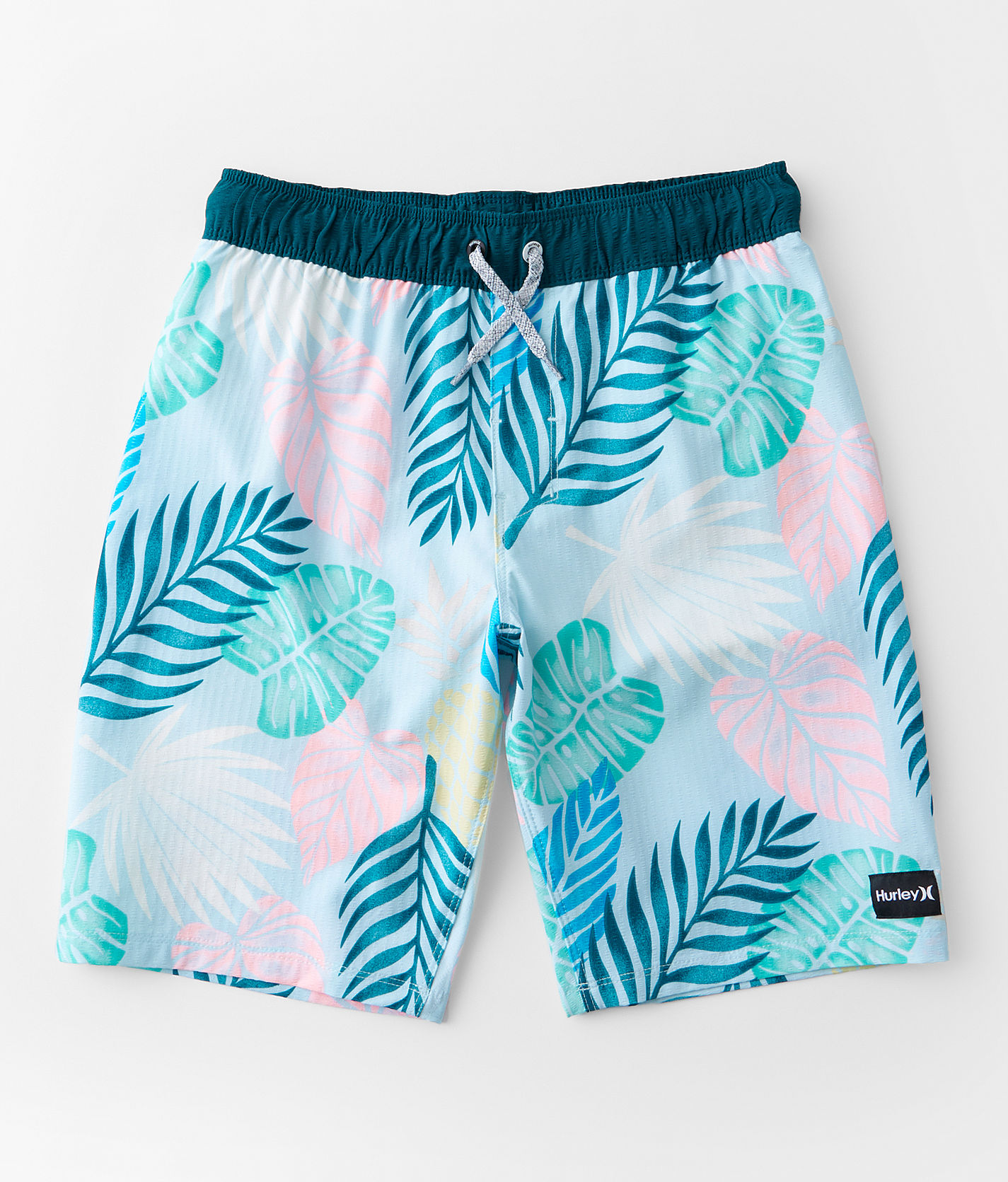 Boys - Hurley Tropical Stretch Swim Trunks - Boy's Swimwear in Blue Ice | Buckle Boys - Hurley Tropical Stretch Swim Trunks - Boy's Swimwear in Blue Ice | Buckle