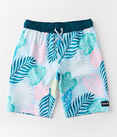 Hurley Boys - Tropical Stretch Swim Trunks front view