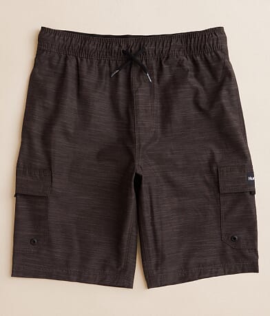 Hurley Boys - Avalon Hybrid Cargo Stretch Short front view