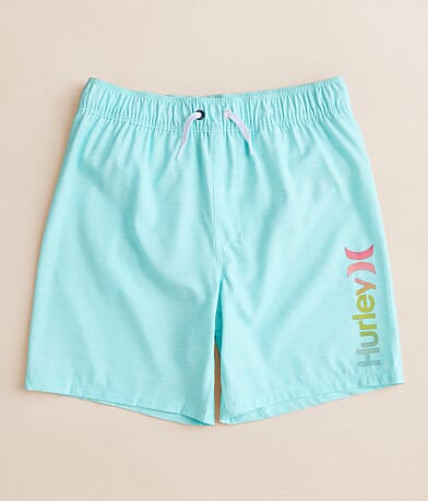 Hurley Boys - Heather Stretch Swim Trunks front view