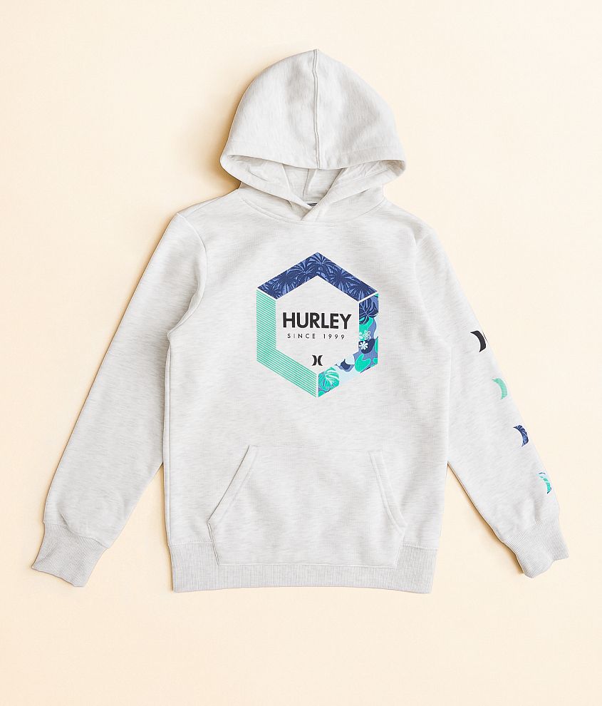 Boys - Hurley Tropical Hooded Sweatshirt front view