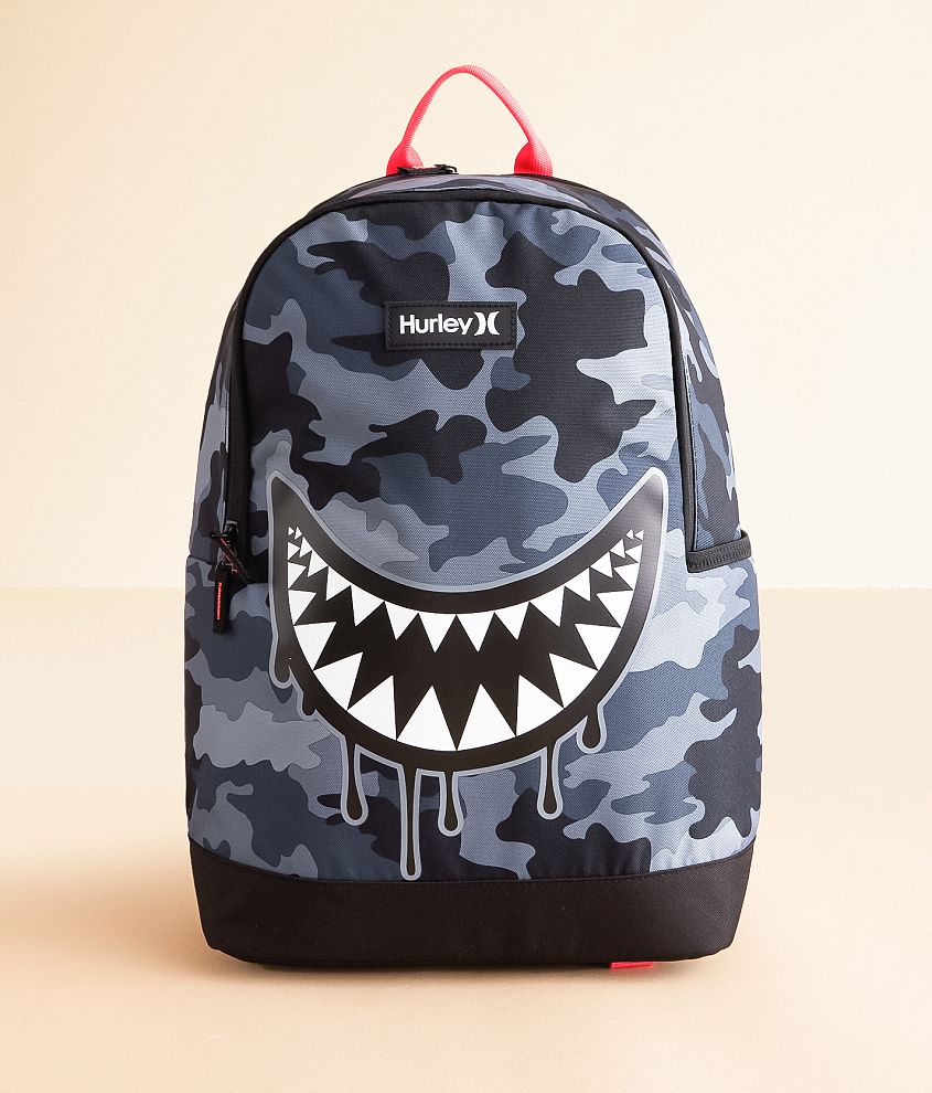 Boys Hurley Crusher Camo Backpack Boy s Bags Wallets in Camo Buckle