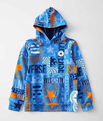 Converse Boys - Check Your Kicks Hooded Sweatshirt front view