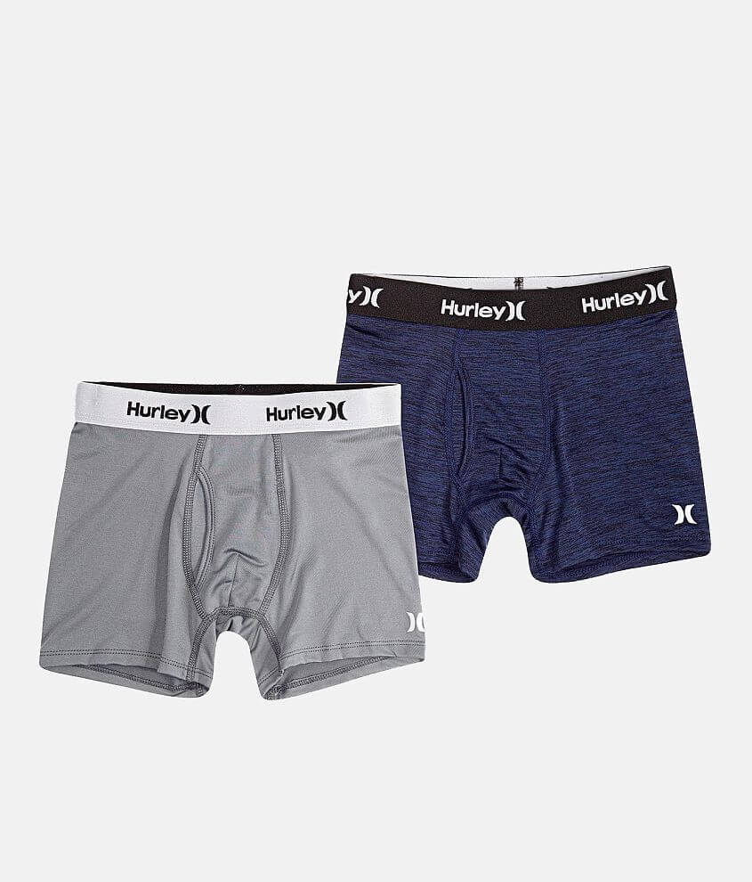 Boys- Hurley 2 Pack One & Only Boxer Briefs front view