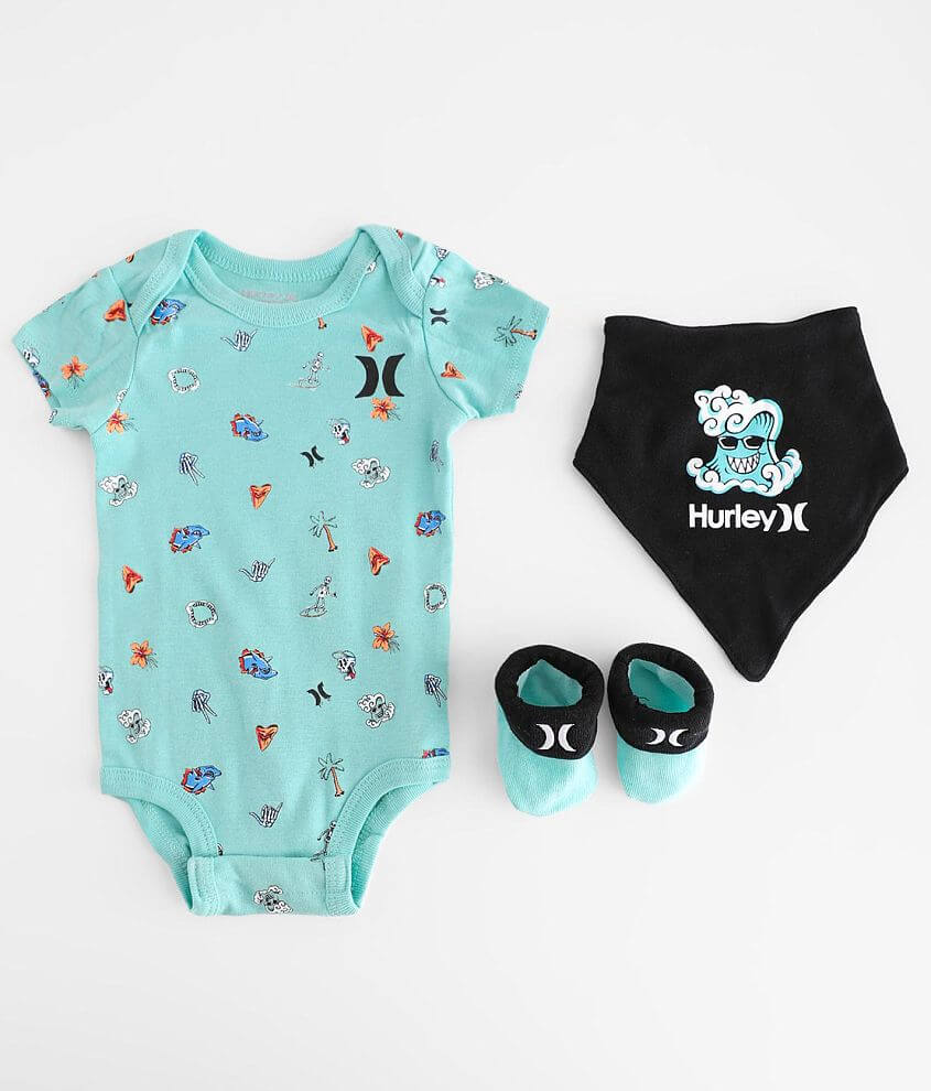Baby - Hurley 0-6 Month 3 Piece Set front view