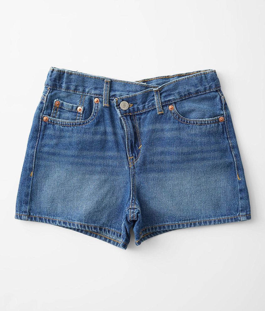 Girls - Levi&#39;s&#174; Folded Mini Mom Short front view