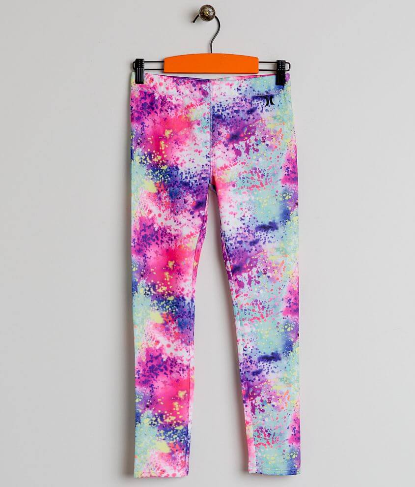 Girls - Hurley Sublimation Active Tights front view
