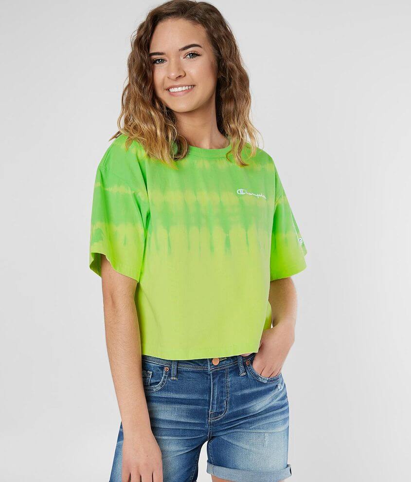 Tie Dye Cropped T Shirt