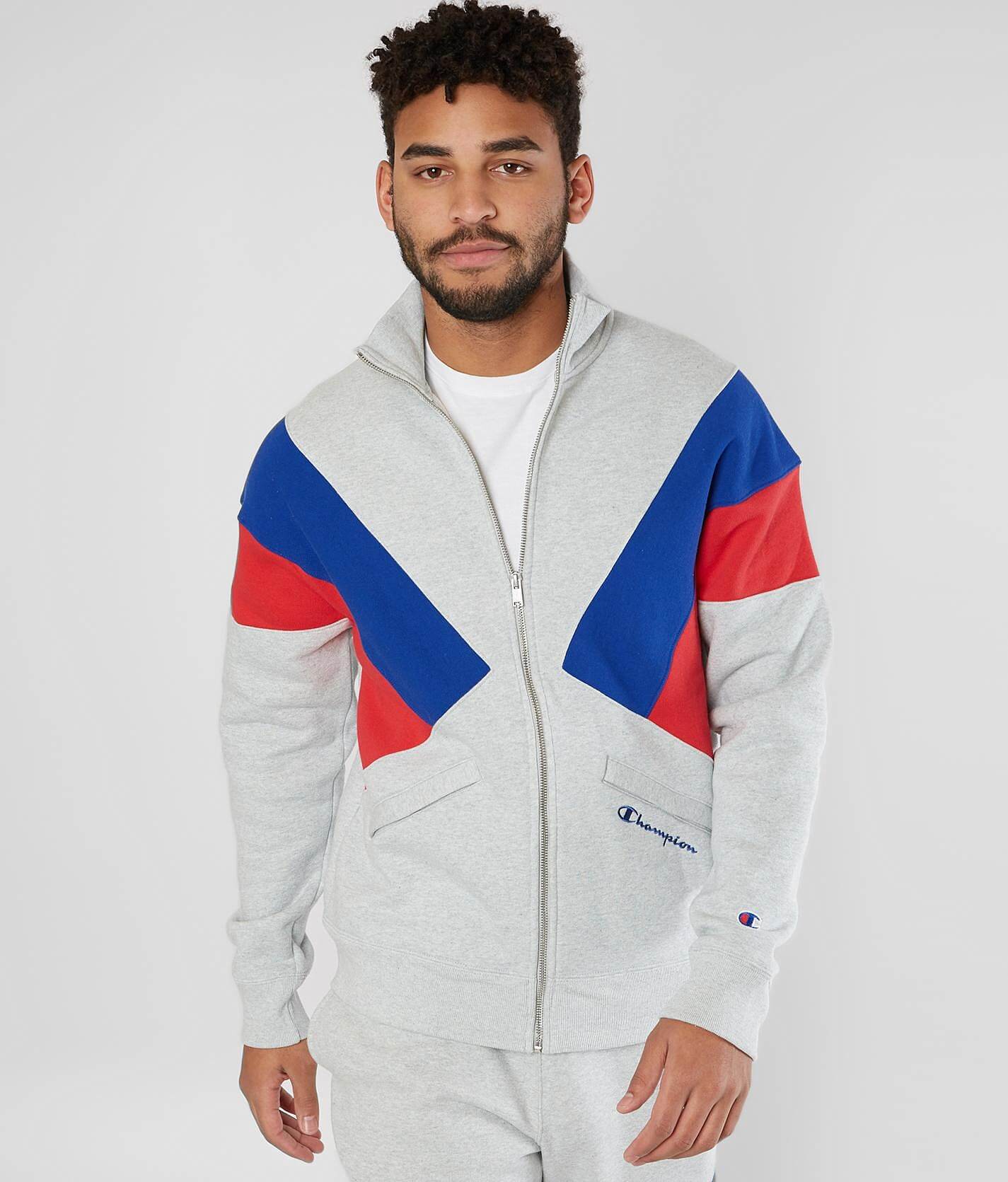 champion color block jacket