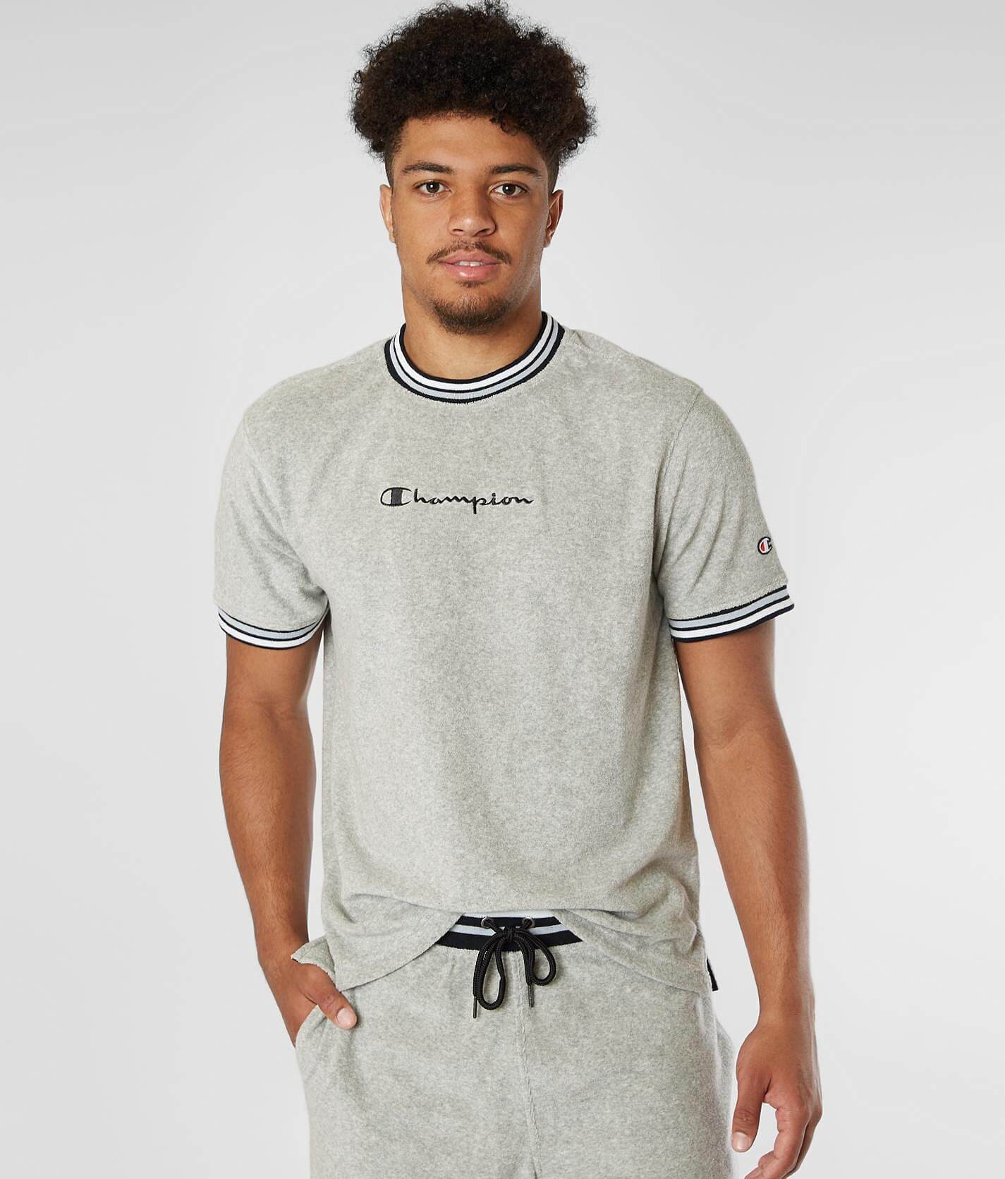 gray champion shirt