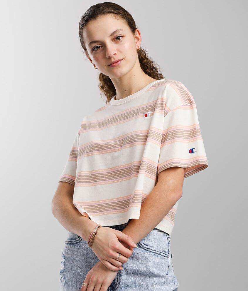 Champion® Heritage Cropped TShirt Women's TShirts in Sml Broad