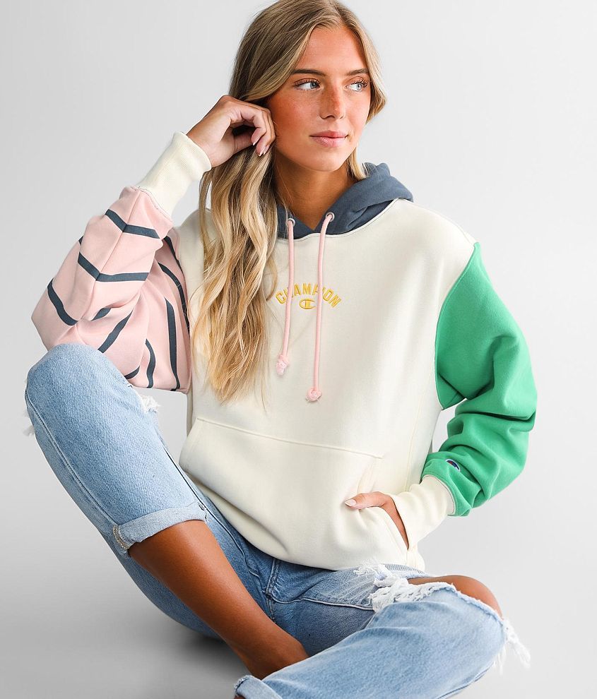 Women's champion cheap colorblock hoodie