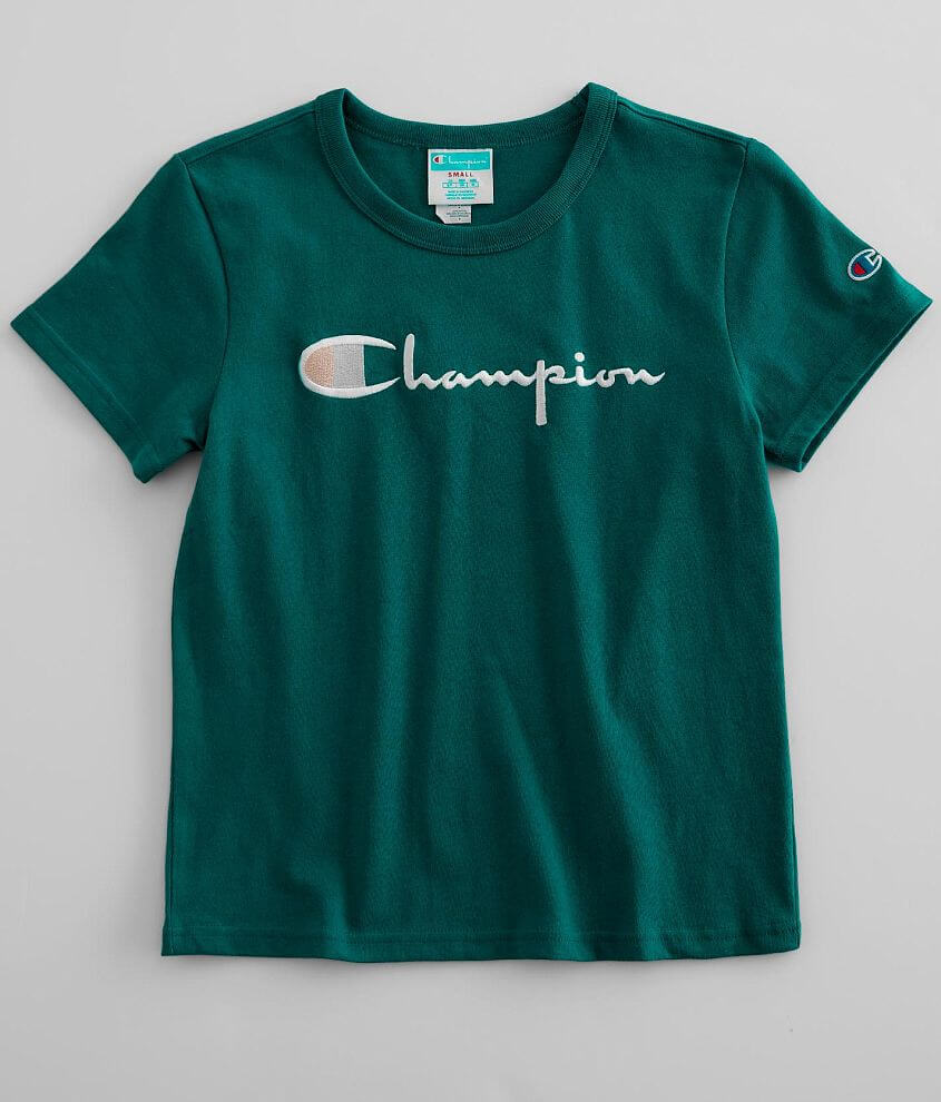 Teal champion outlet shirt