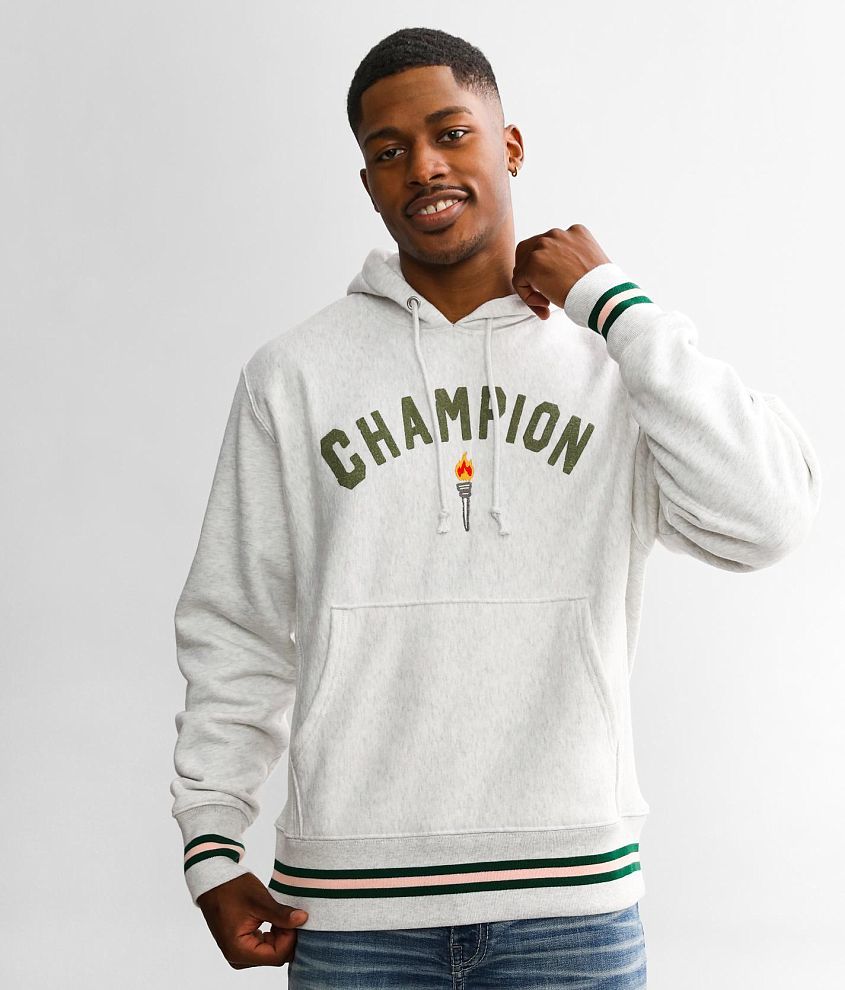 Champion reverse weave hoodie white online