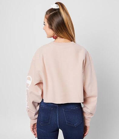 Champion&#174; Reverse Weave Cropped Sweatshirt back view