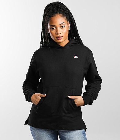 Champion® Reverse Weave Hooded Sweatshirt front view