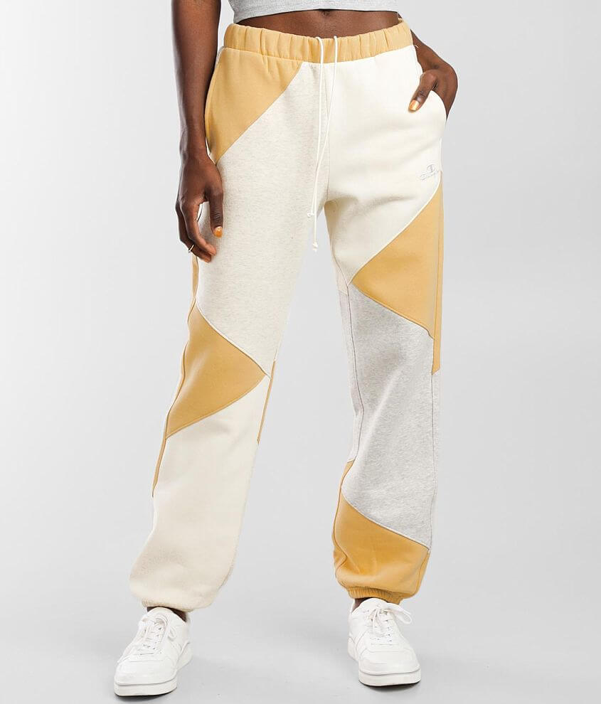 Champion® Classic Patchwork Jogger - Women's Activewear in Patch Work Gold  Buttercup | Buckle