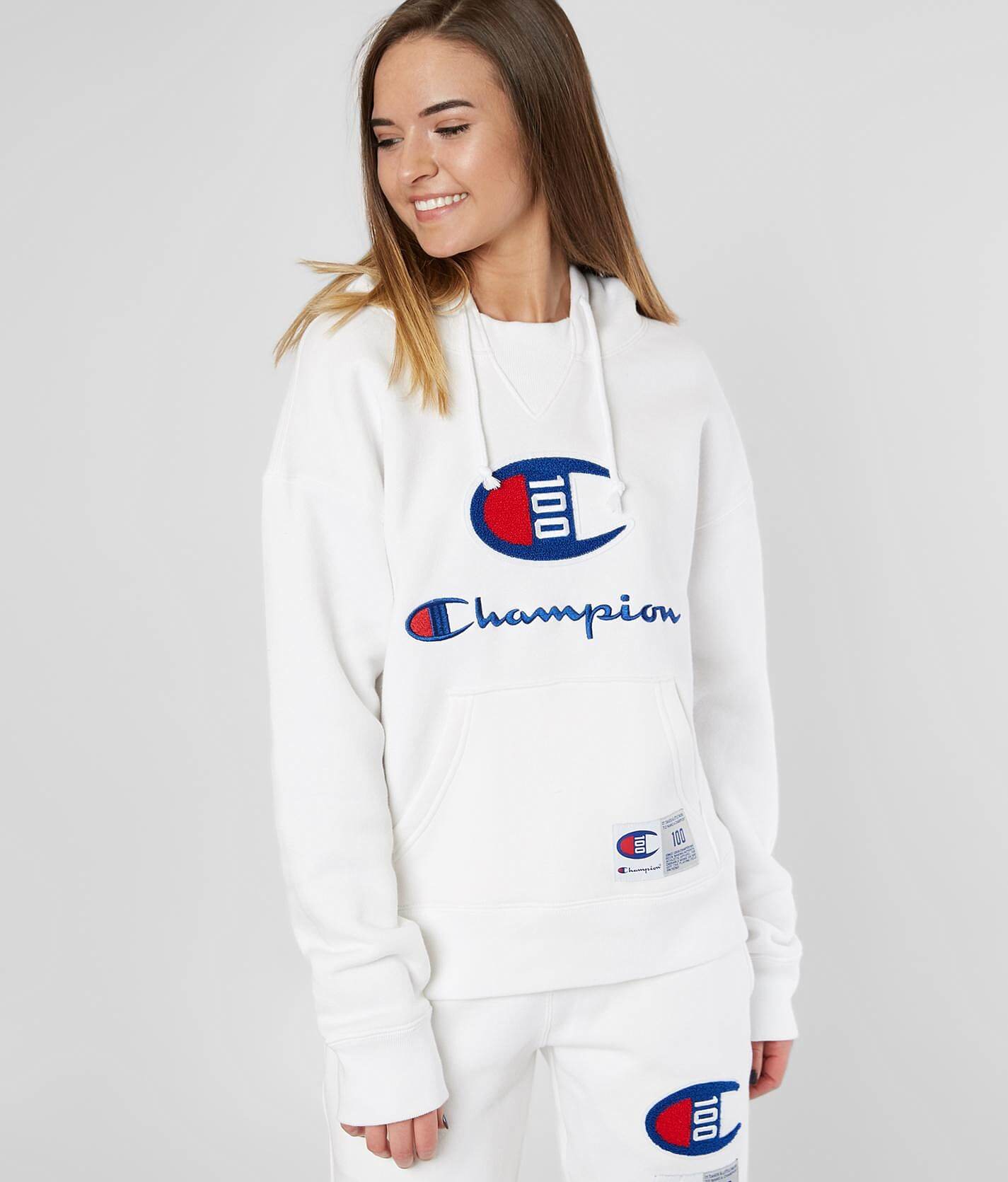 white champion sweater womens