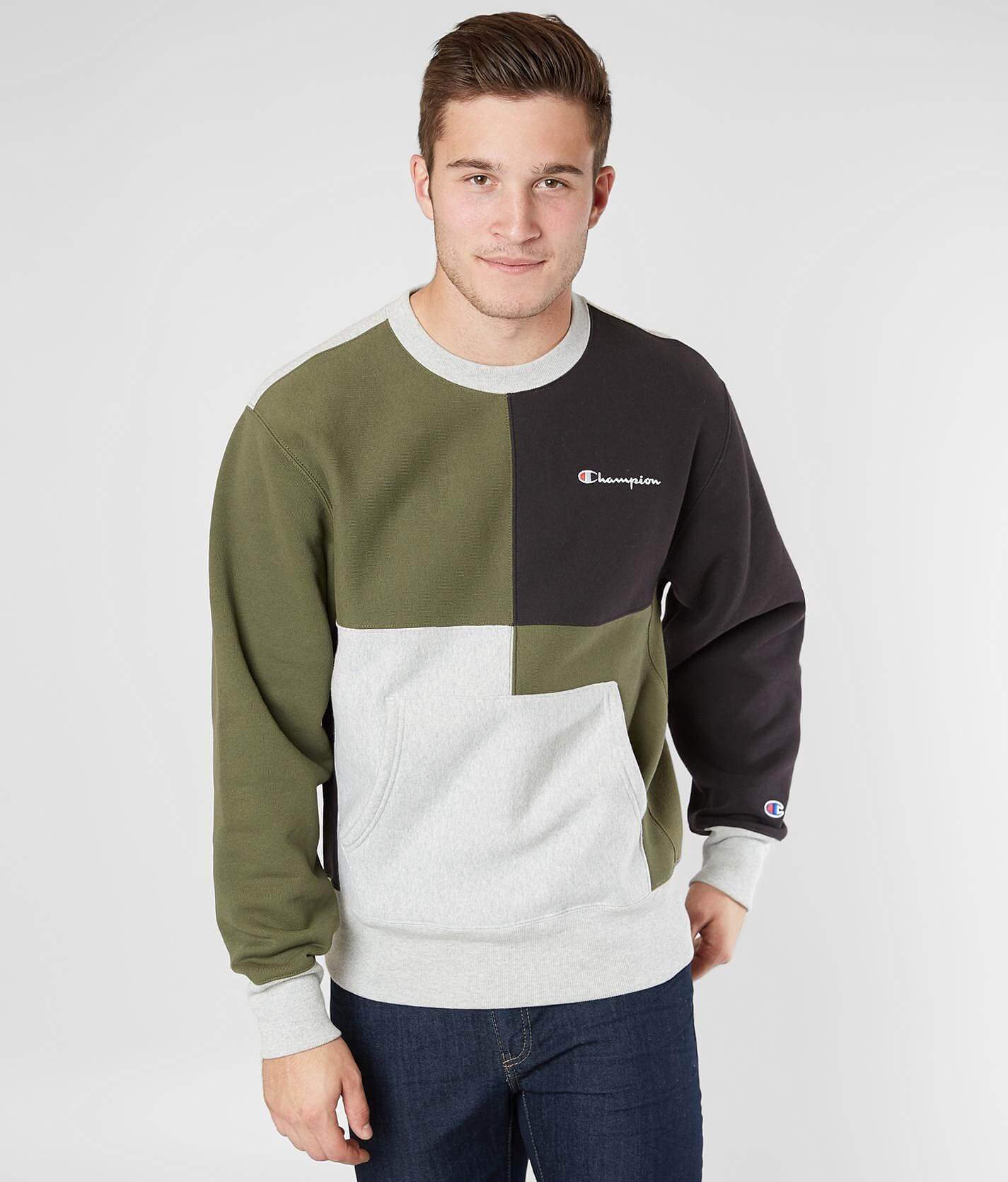 champion sweatshirt color block