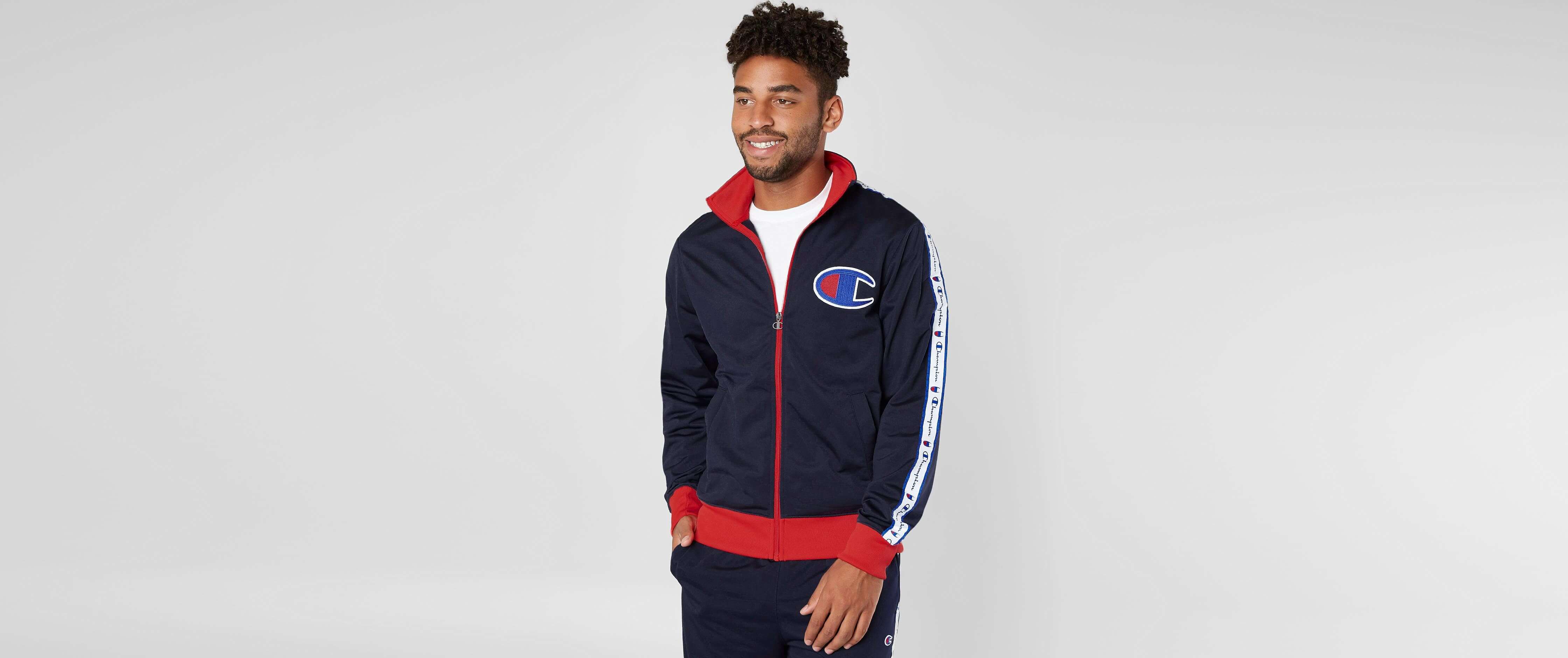 champion track hoodie