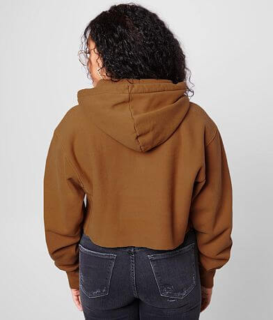 Champion&#174; Cropped Vintage Washed Sweatshirt BACK