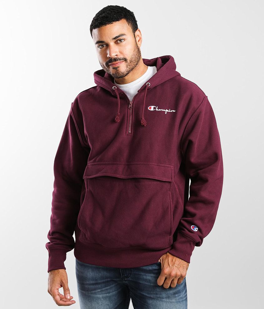 Purple champion discount hoodie reverse weave