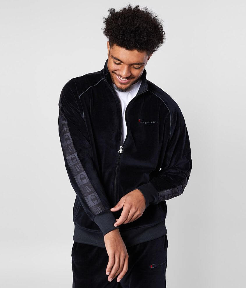 Champion velour jacket new arrivals