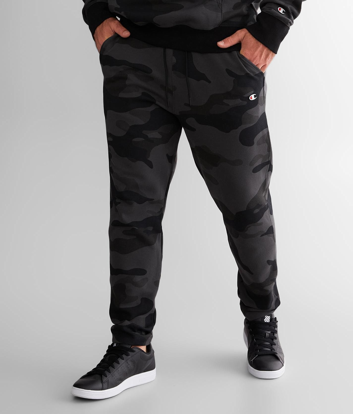 Men's Camo Joggers Black Bolf RB9489DT