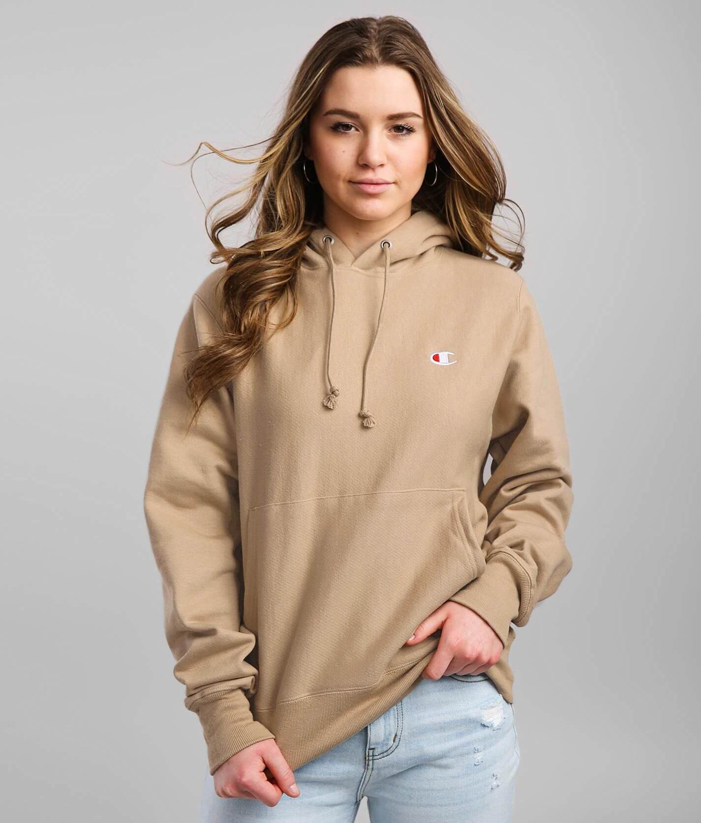 Beige champion sweatshirt outlet womens