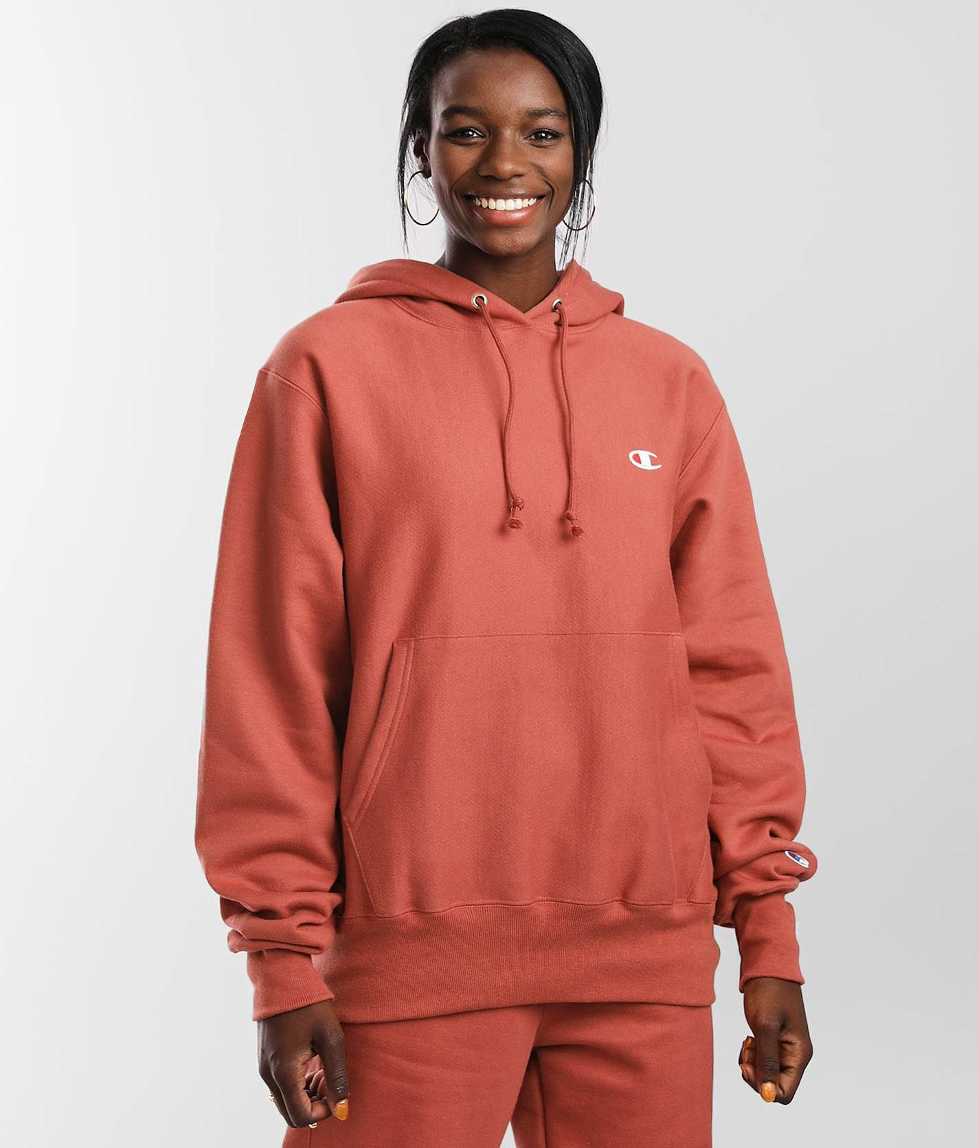 Champion hoodie red womens new arrivals