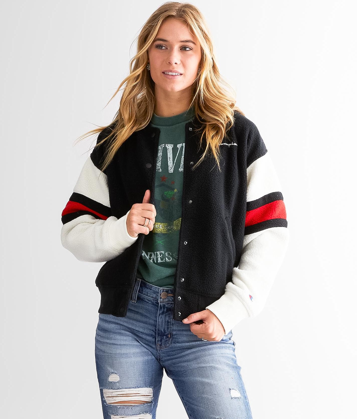 Women's champion store bomber jacket