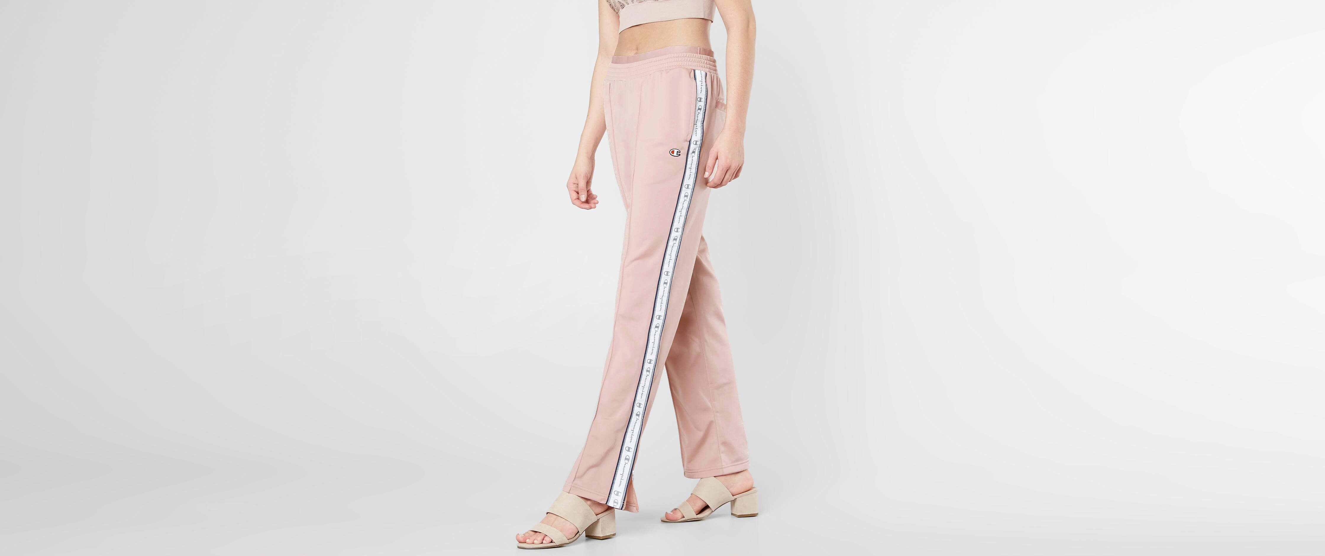 champion pink track pants