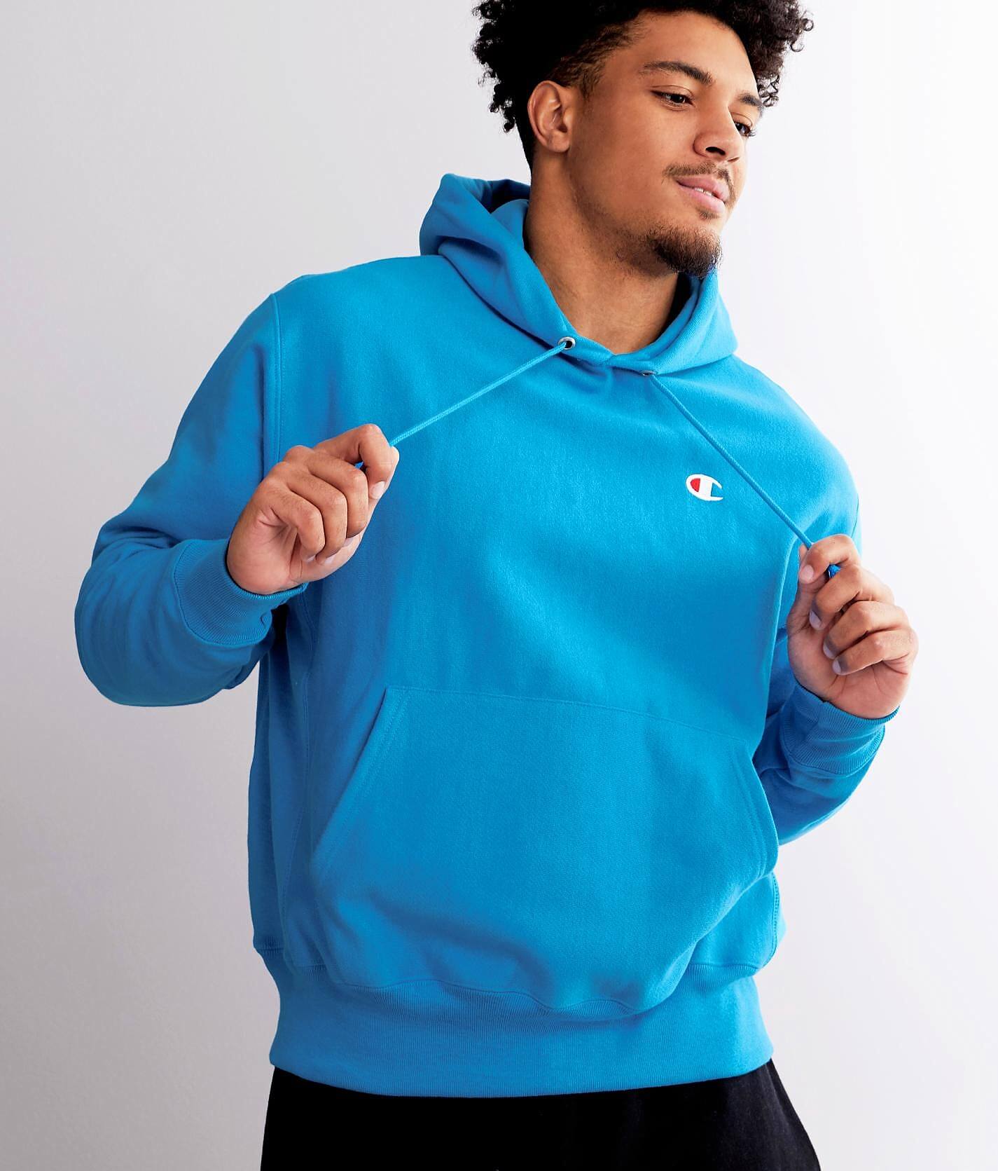 juniper blue champion hoodie