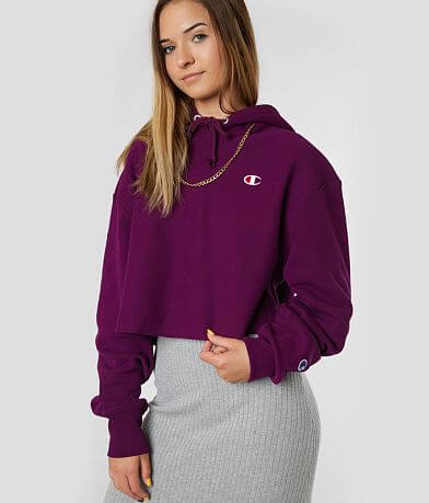 Champion&#174; Reverse Weave Cropped Sweatshirt FULL_RIGHT_SIDE