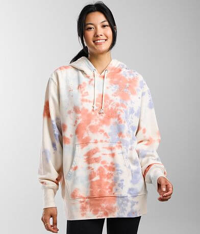 Champion® Sunwash Hooded Sweatshirt front view