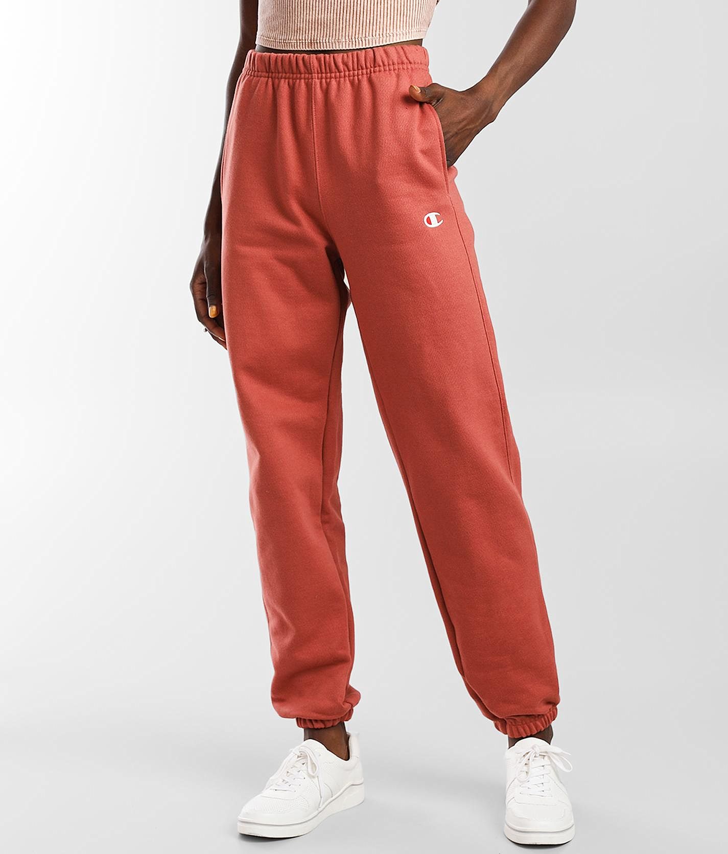 Red champion best sale reverse weave sweatpants