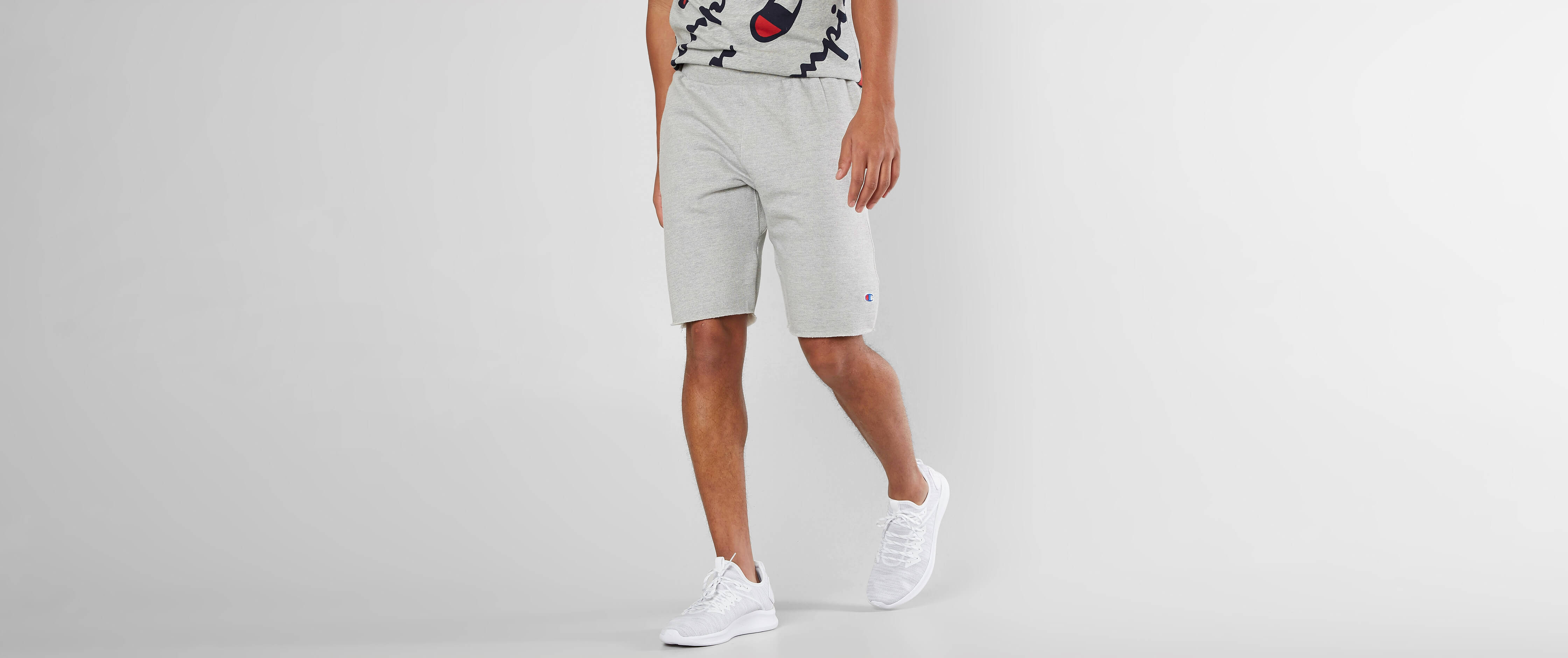 champion shorts gray