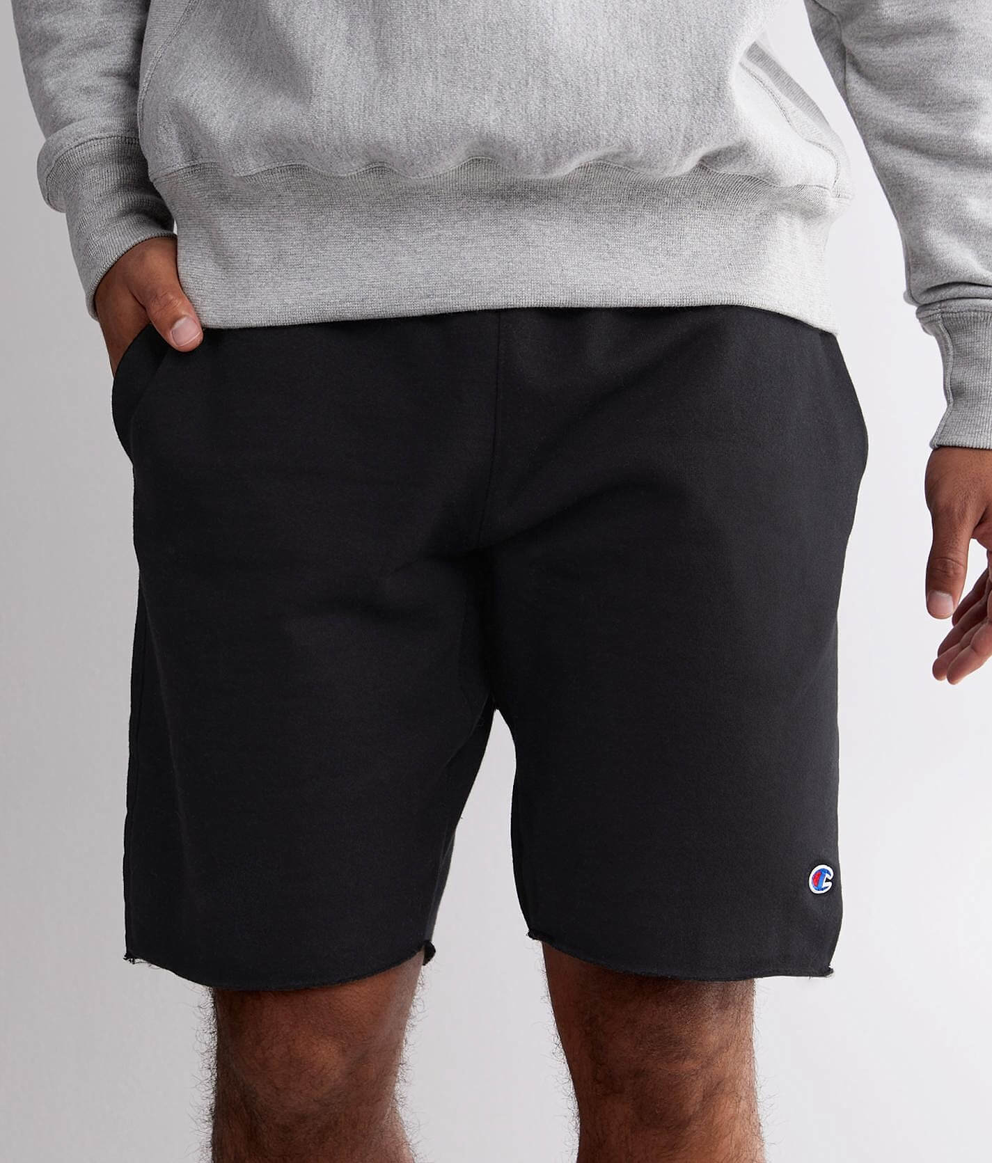 men's champion reverse weave fleece shorts