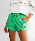 Champion Reverse Weave Short Women s Shorts in Green Crisp Buckle