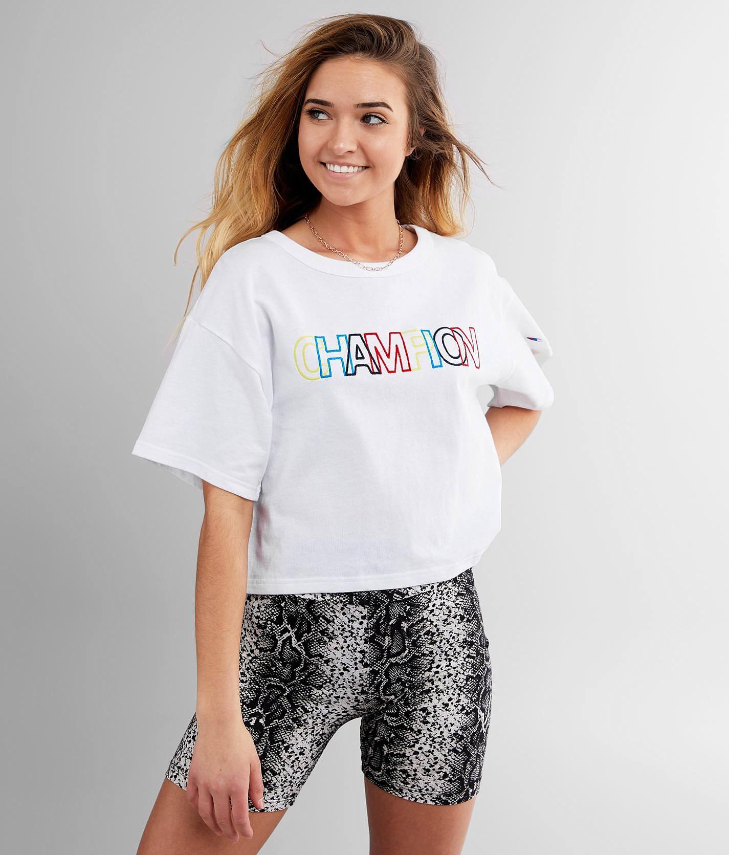 white champion shirt women