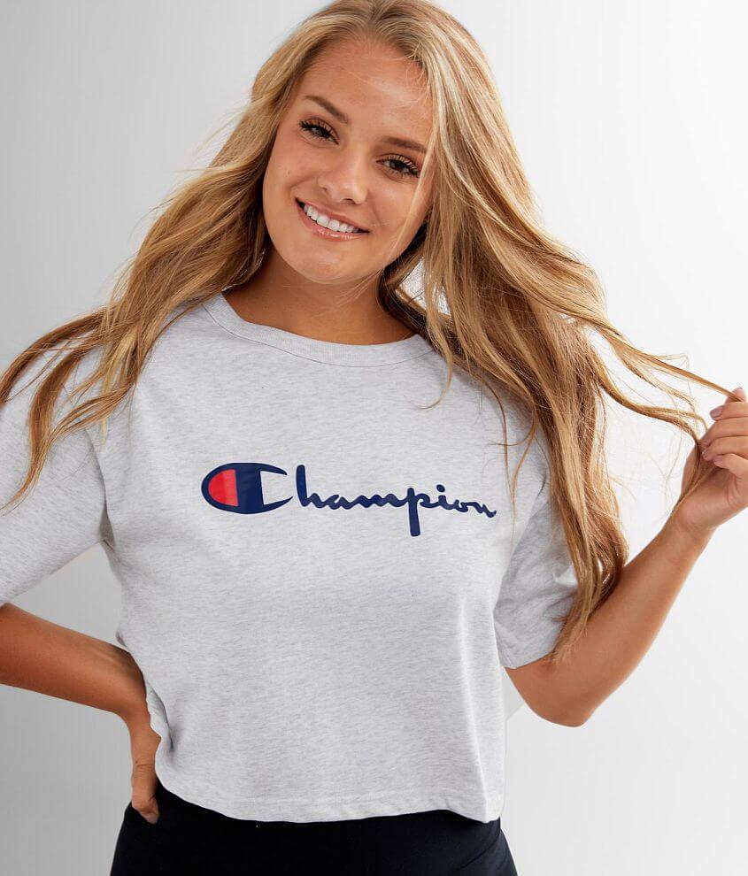 Champion&#174; Heritage Cropped T-Shirt front view