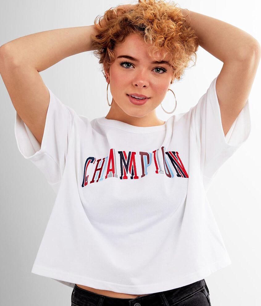 Champion&#174; Heritage Cropped T-Shirt front view