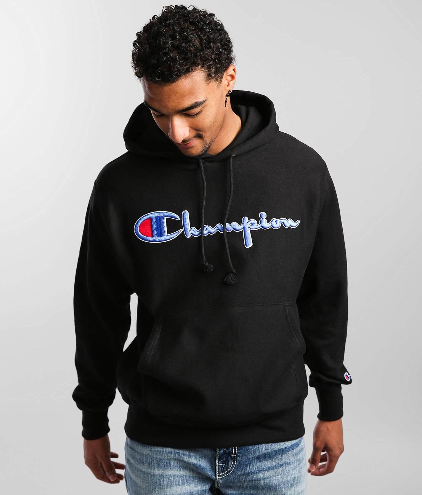 Champion® Reverse Weave Hooded Sweatshirt - Men's Sweatshirts