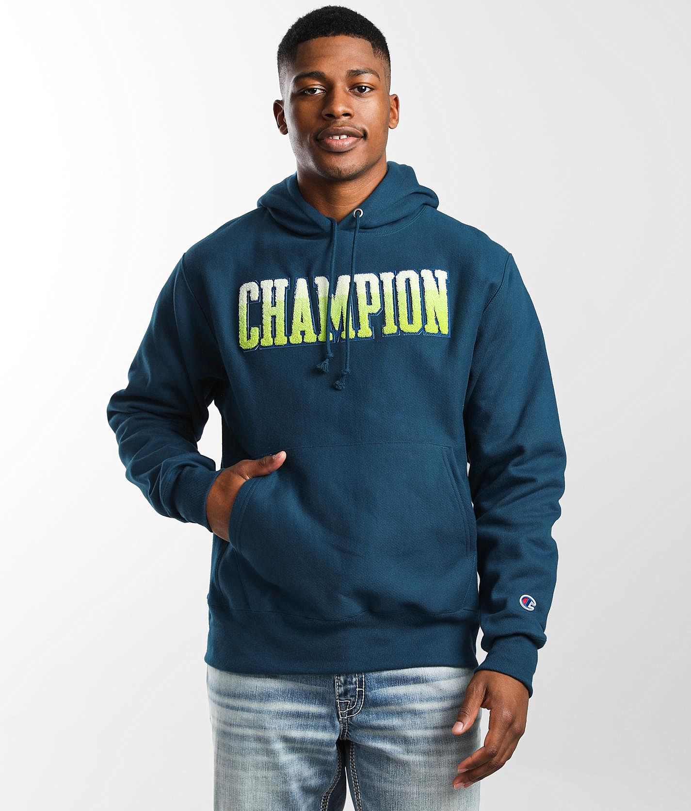 Champion Reverse Weave Hooded Sweatshirt Men s Sweatshirts in