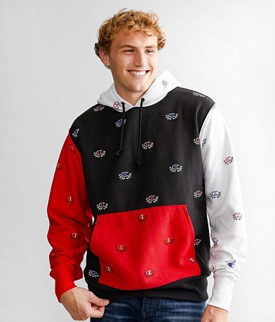Champion® Reverse Weave Hooded Sweatshirt front view