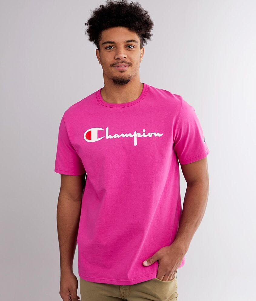 Champion pink tee online