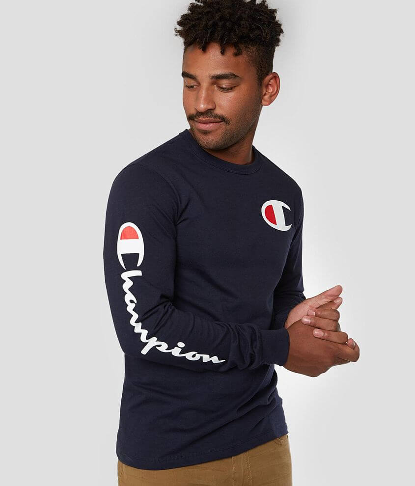 Champion® Big Heritage T-Shirt - Men's T-Shirts in Navy | Buckle