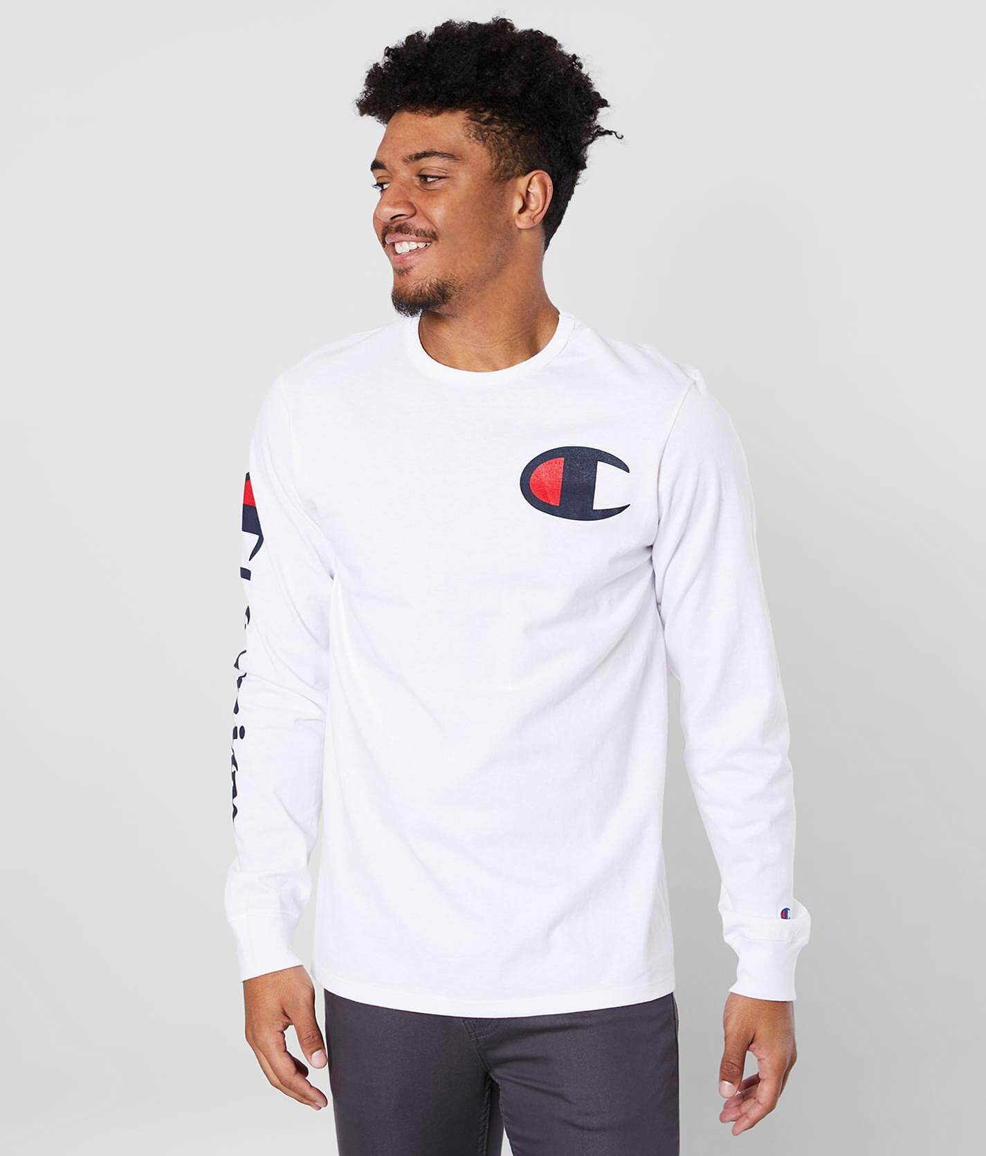 champion long sleeve big c