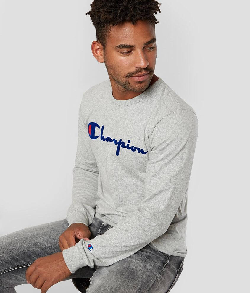 Champion&#174; Heritage Flocked Pullover front view