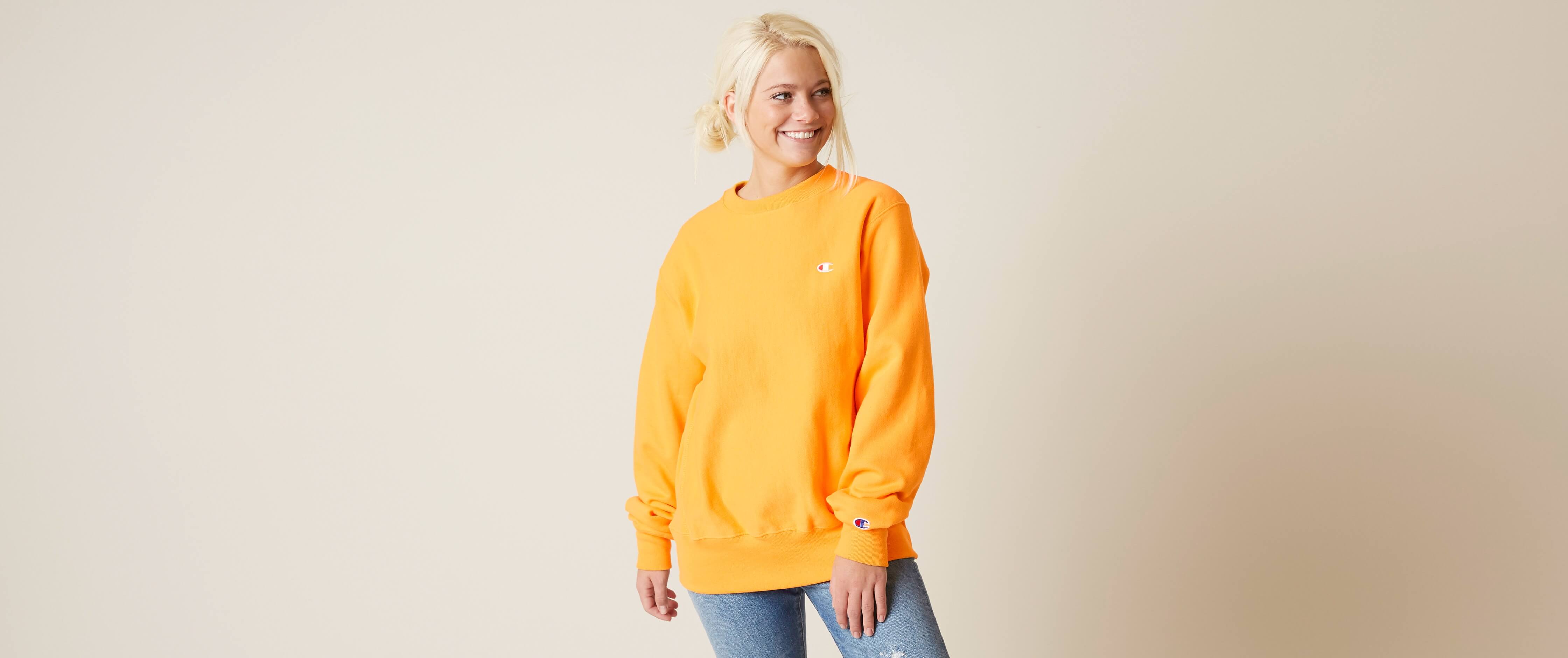 Champion® Reverse Weave Sweatshirt Clothing in C Gold Buckle